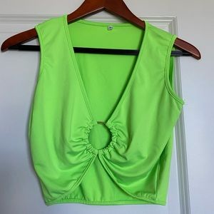 Lime Green Top